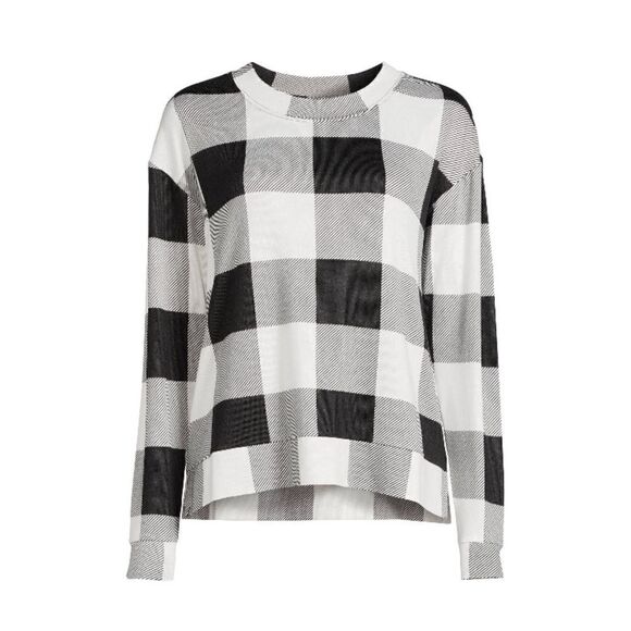 Women's Ultra Soft Hacci Sleep Lounge Top Shirts 2-Pack Size M - Picture 6 of 9